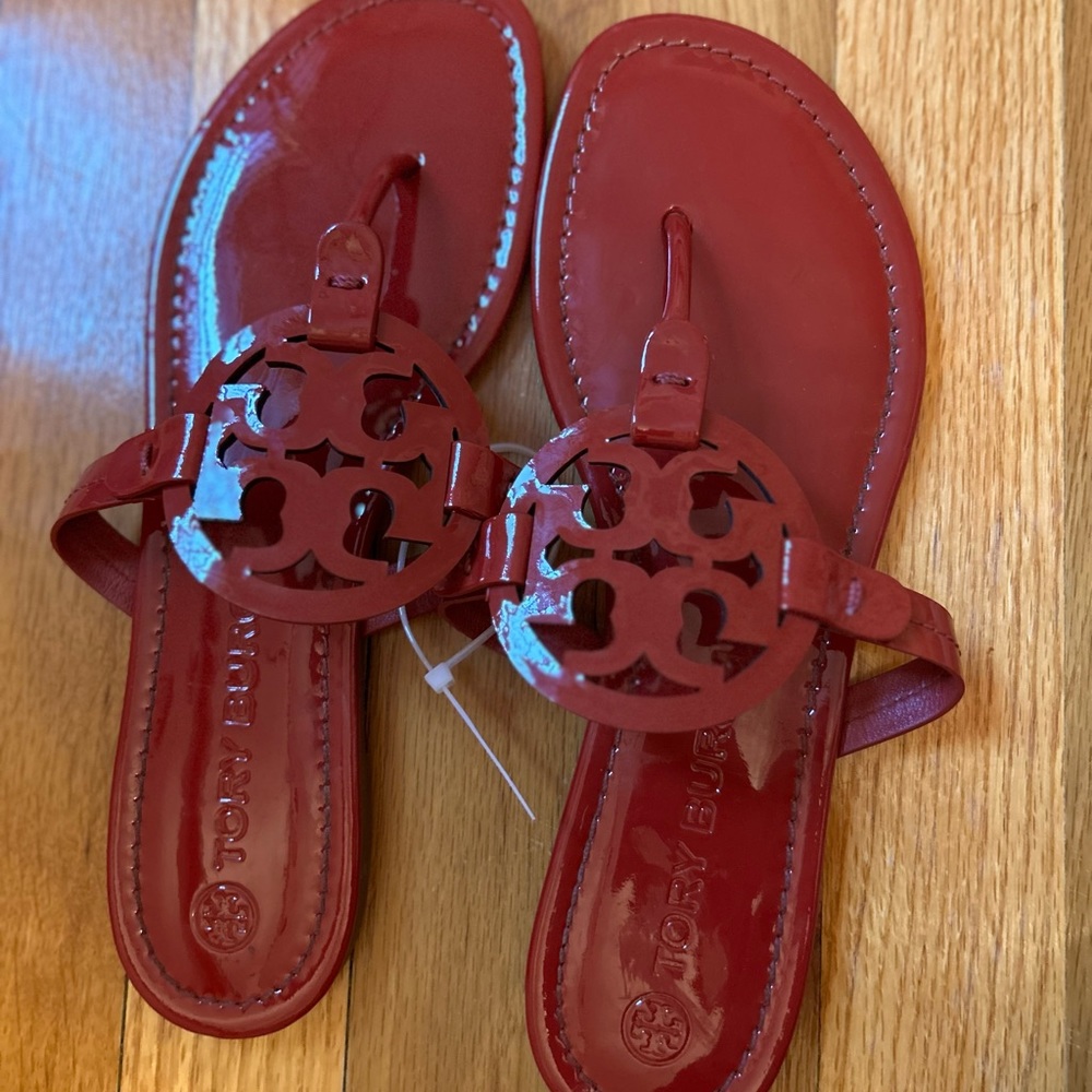 Brand new red Tory Burch Sandals